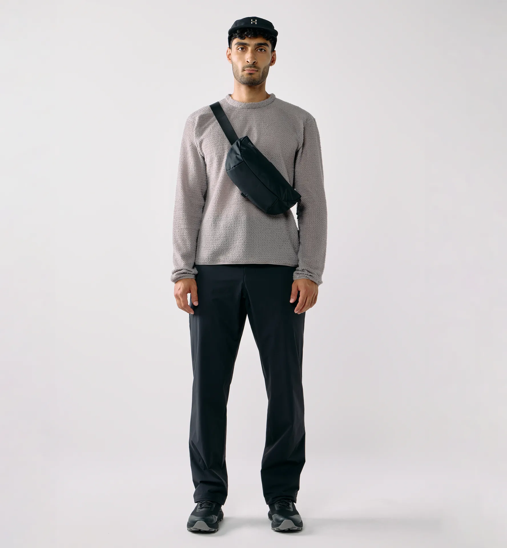 Vara Alpha Sweater Men Stone Brick