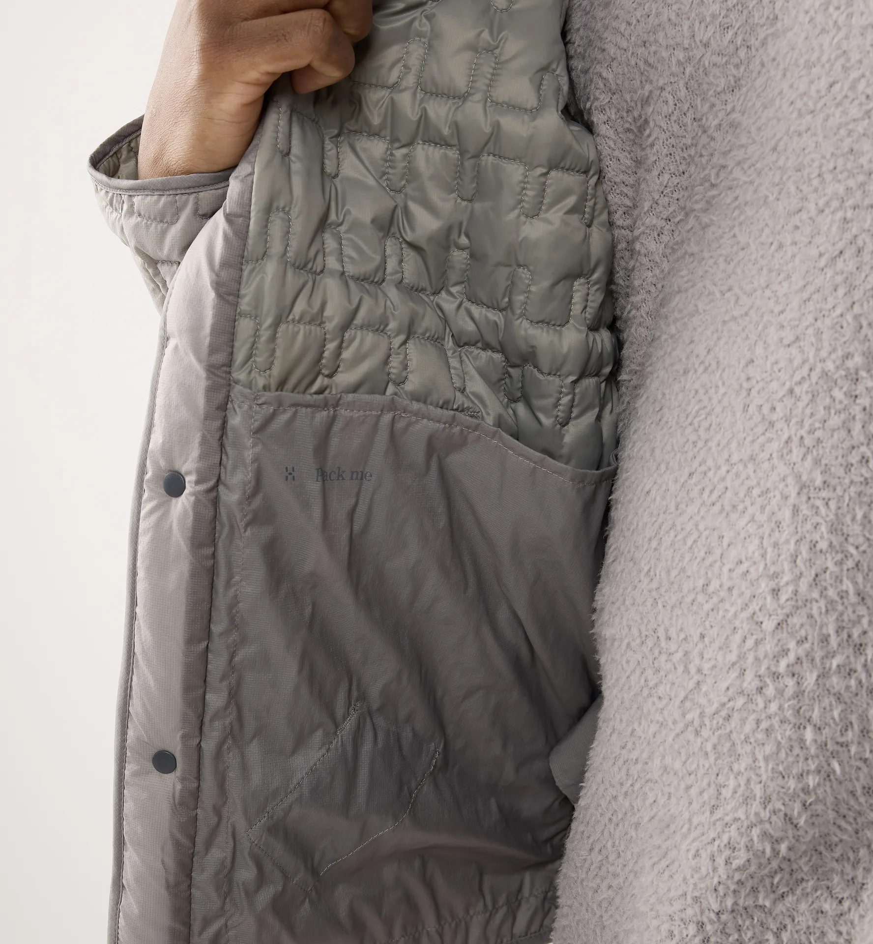 Fram Mimic Jacket Men Stone Brick