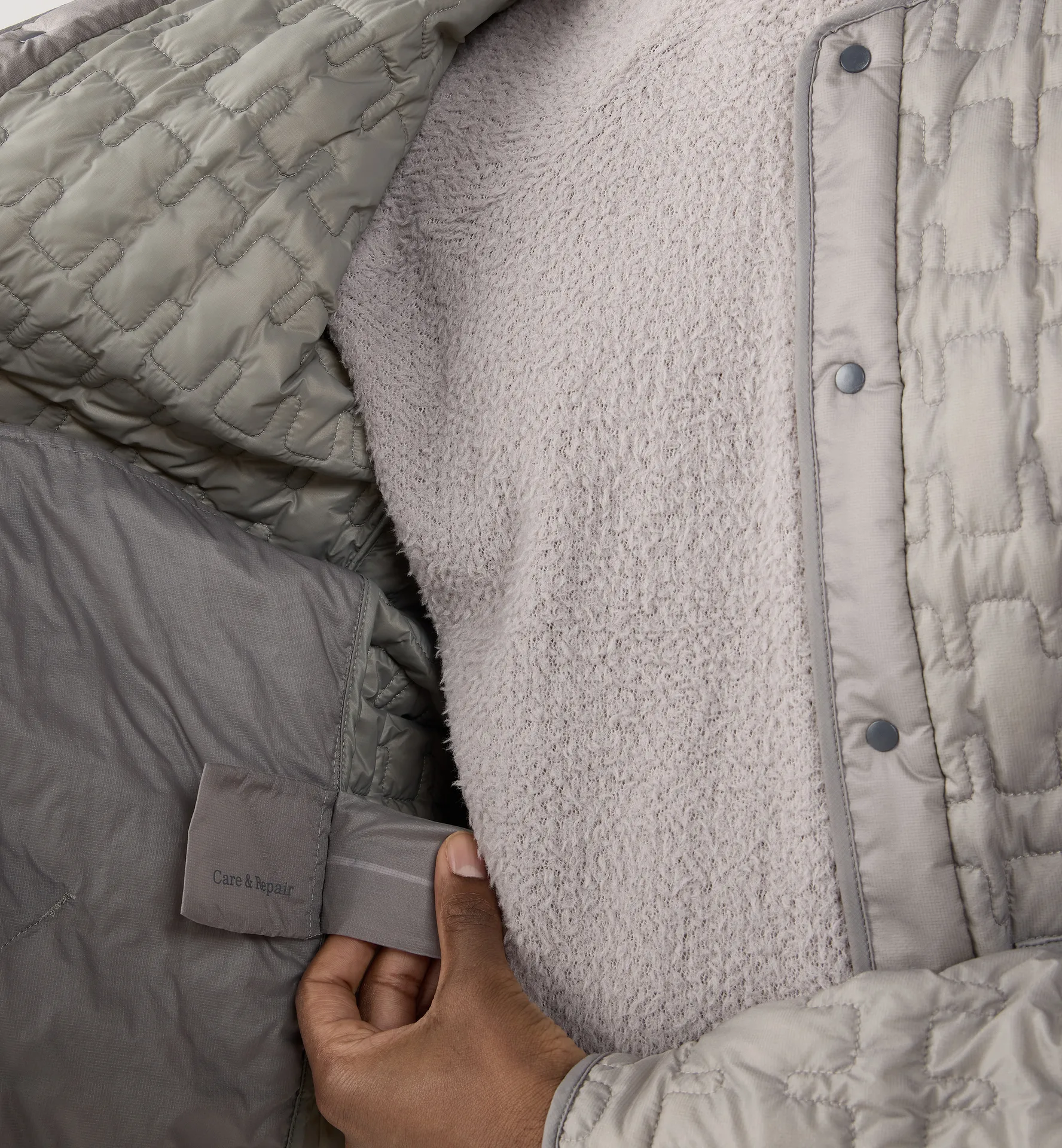 Fram Mimic Jacket Men Stone Brick