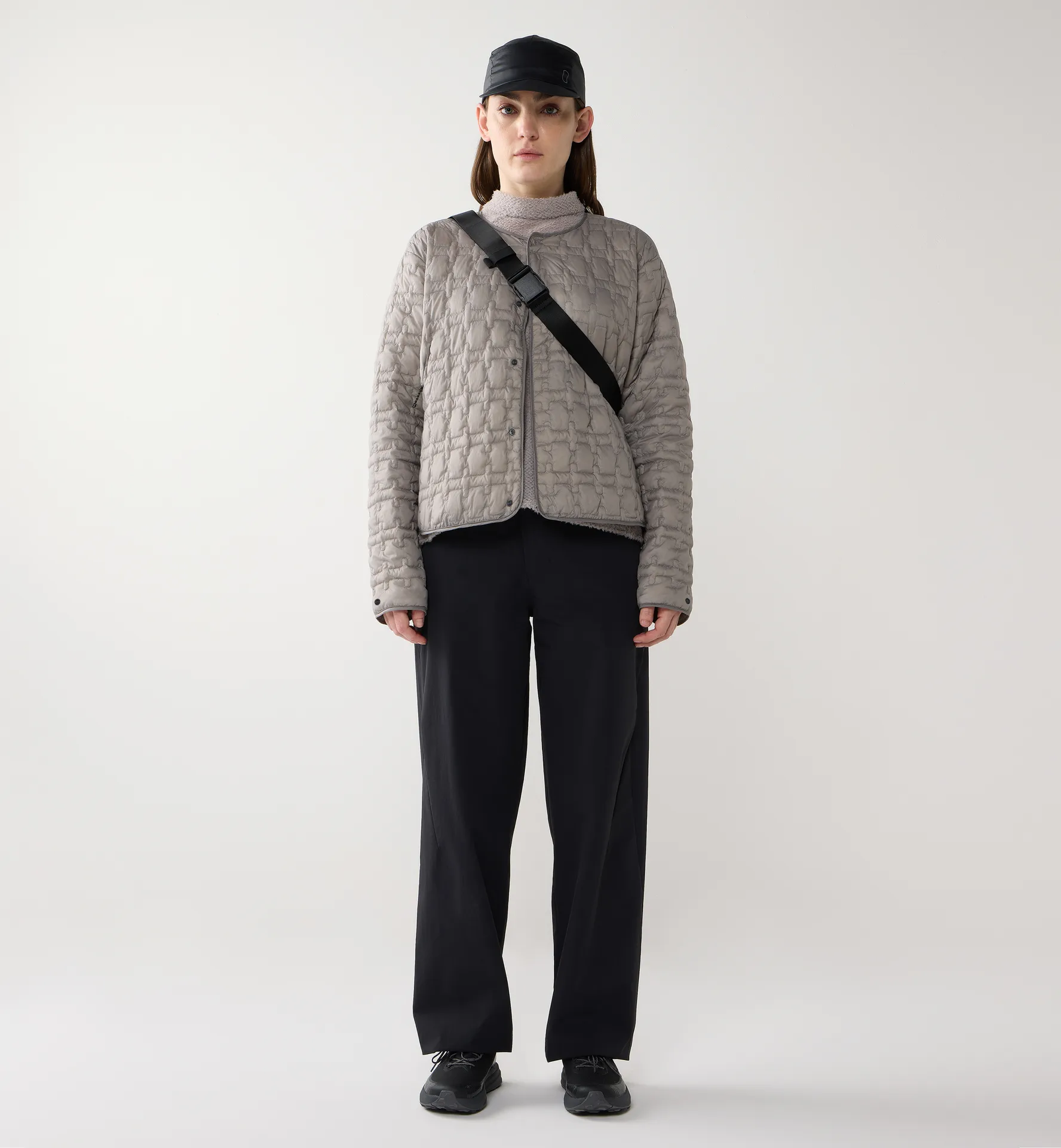 Fram Mimic Jacket Women Stone Brick