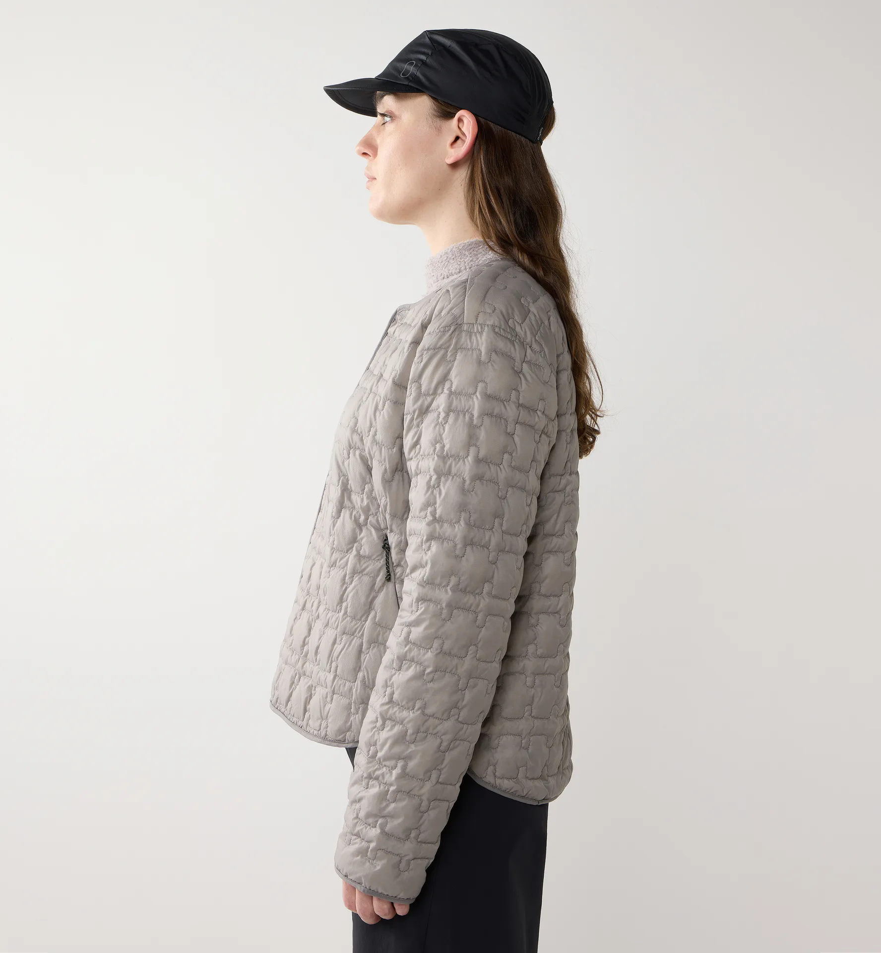 Fram Mimic Jacket Women Stone Brick