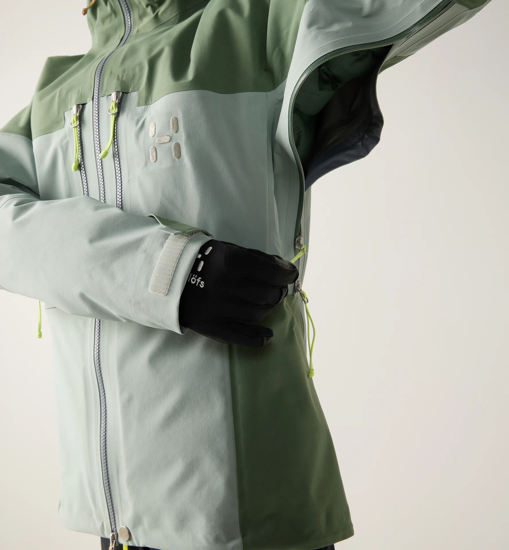 Spitz GTX Pro II Jacket Women Dew Green/Chlorophyll Green