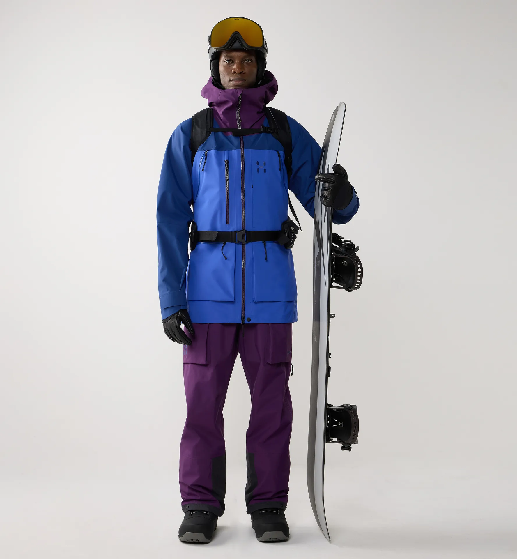 Vassi GTX Pro II Jacket Men Purple Night/Evening Blue/Northern Blue