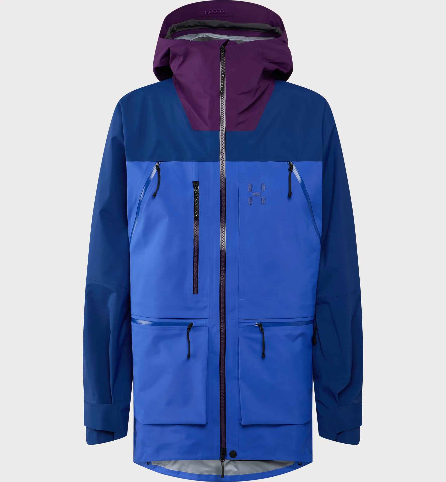 Vassi GTX Pro II Jacket Men Purple Night/Evening Blue/Northern Blue