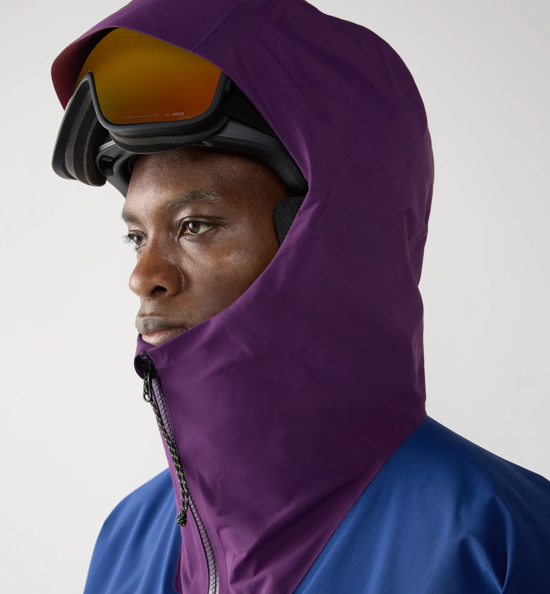 Vassi GTX Pro II Jacket Men Purple Night/Evening Blue/Northern Blue