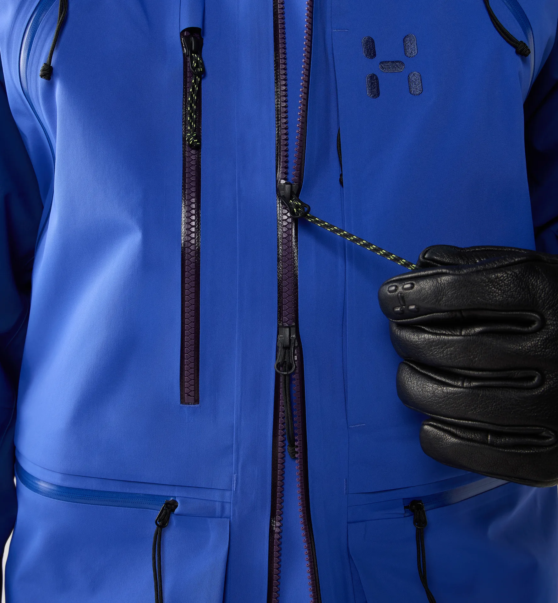 Vassi GTX Pro II Jacket Men Purple Night/Evening Blue/Northern Blue