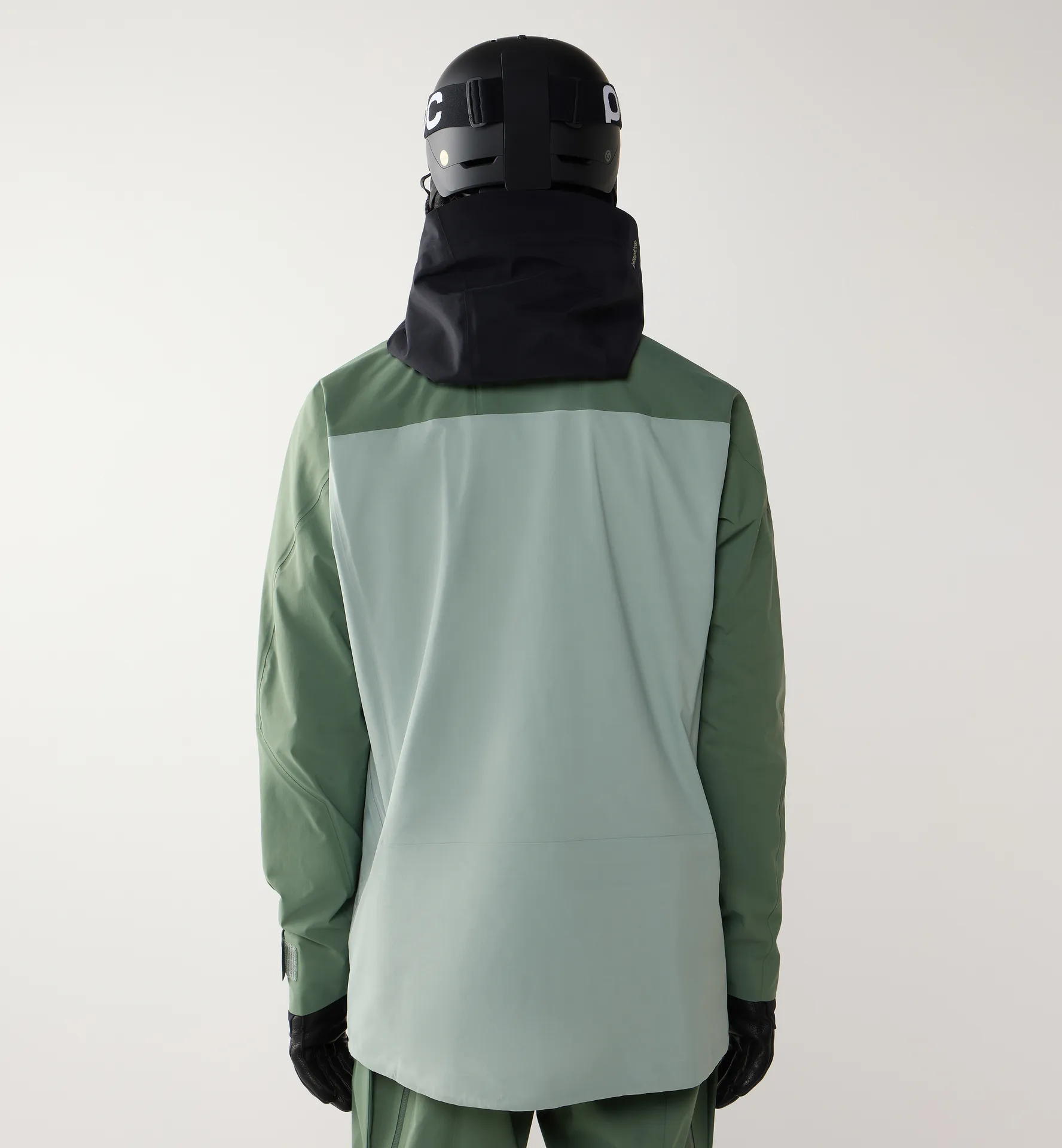 Vassi GTX Pro II Jacket Men True Black/Chlorophyll Green/Dew Green