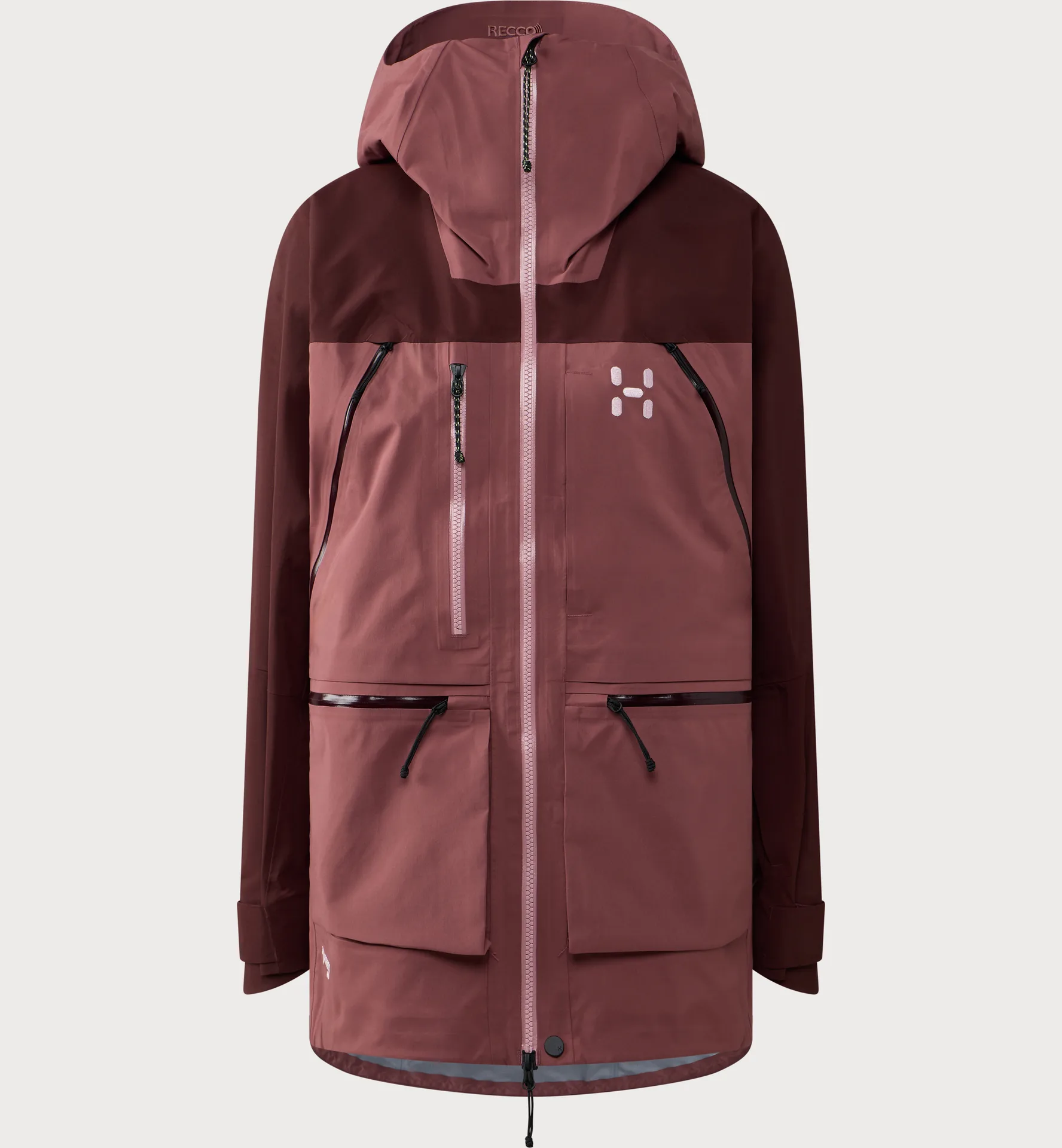 Vassi GTX Pro II Jacket Women Maroon Trail / Misty Mauve