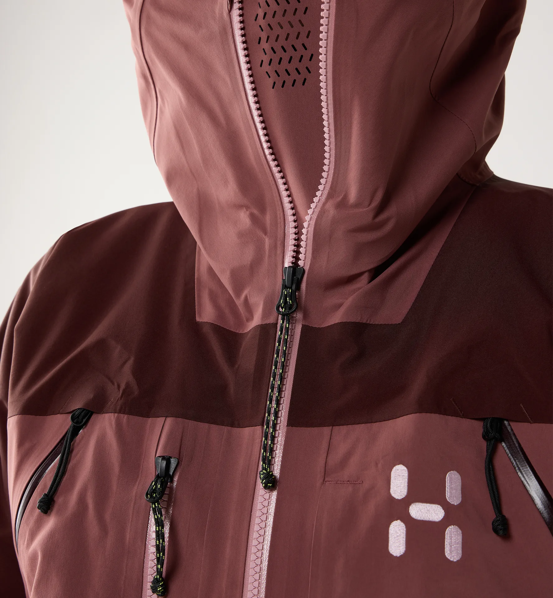 Vassi GTX Pro II Jacket Women Maroon Trail / Misty Mauve