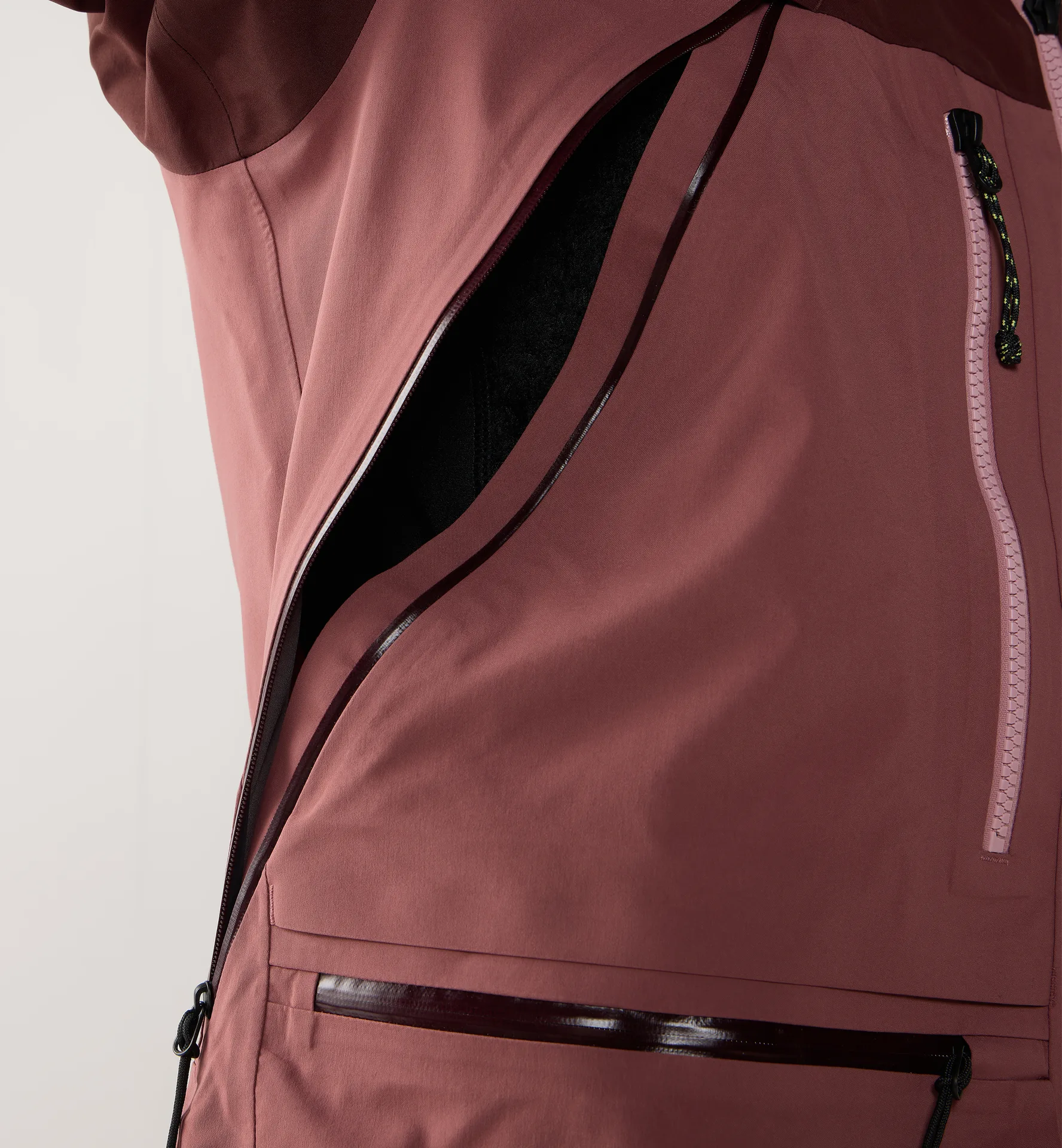 Vassi GTX Pro II Jacket Women Maroon Trail / Misty Mauve