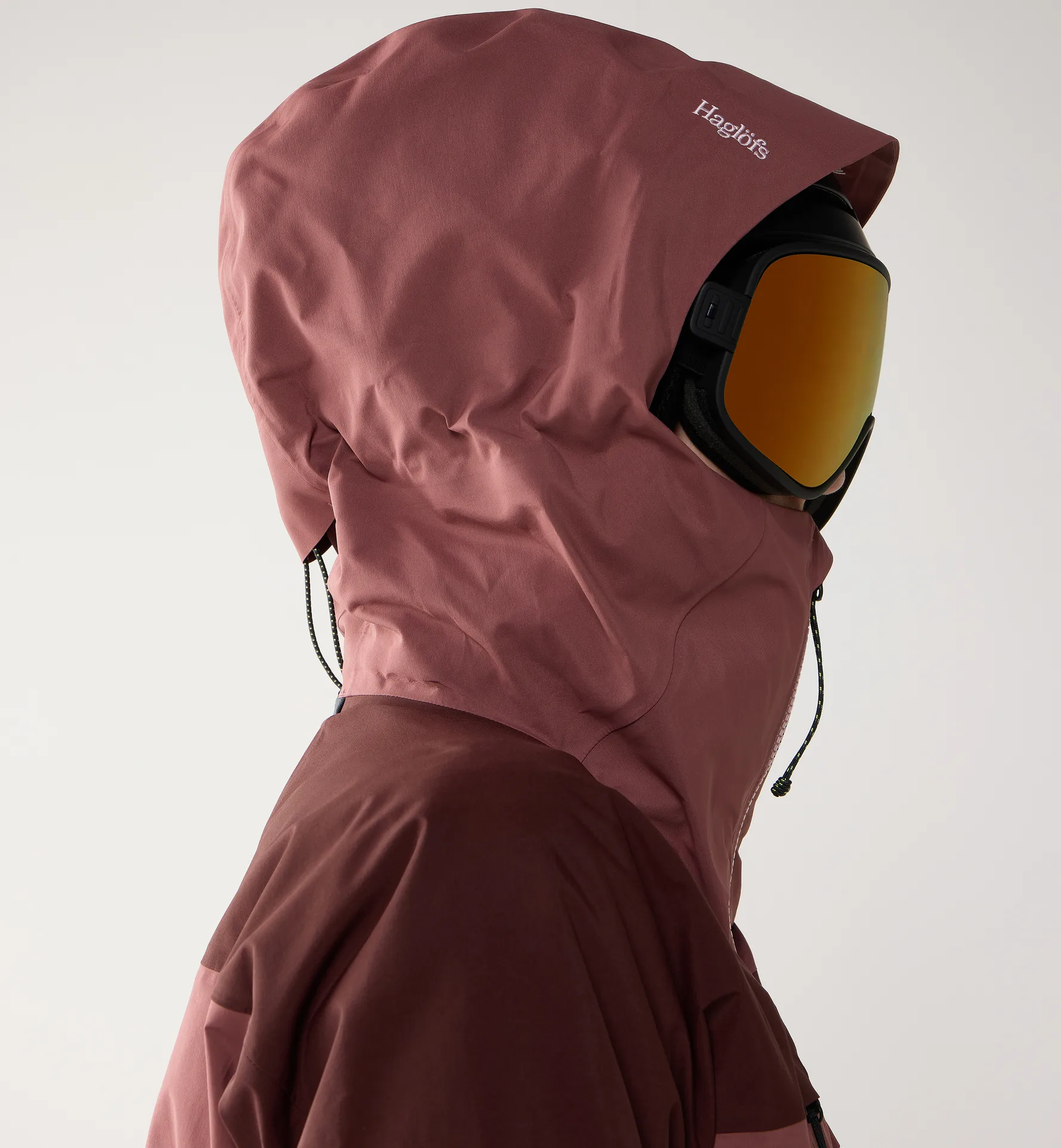 Vassi GTX Pro II Jacket Women Maroon Trail / Misty Mauve