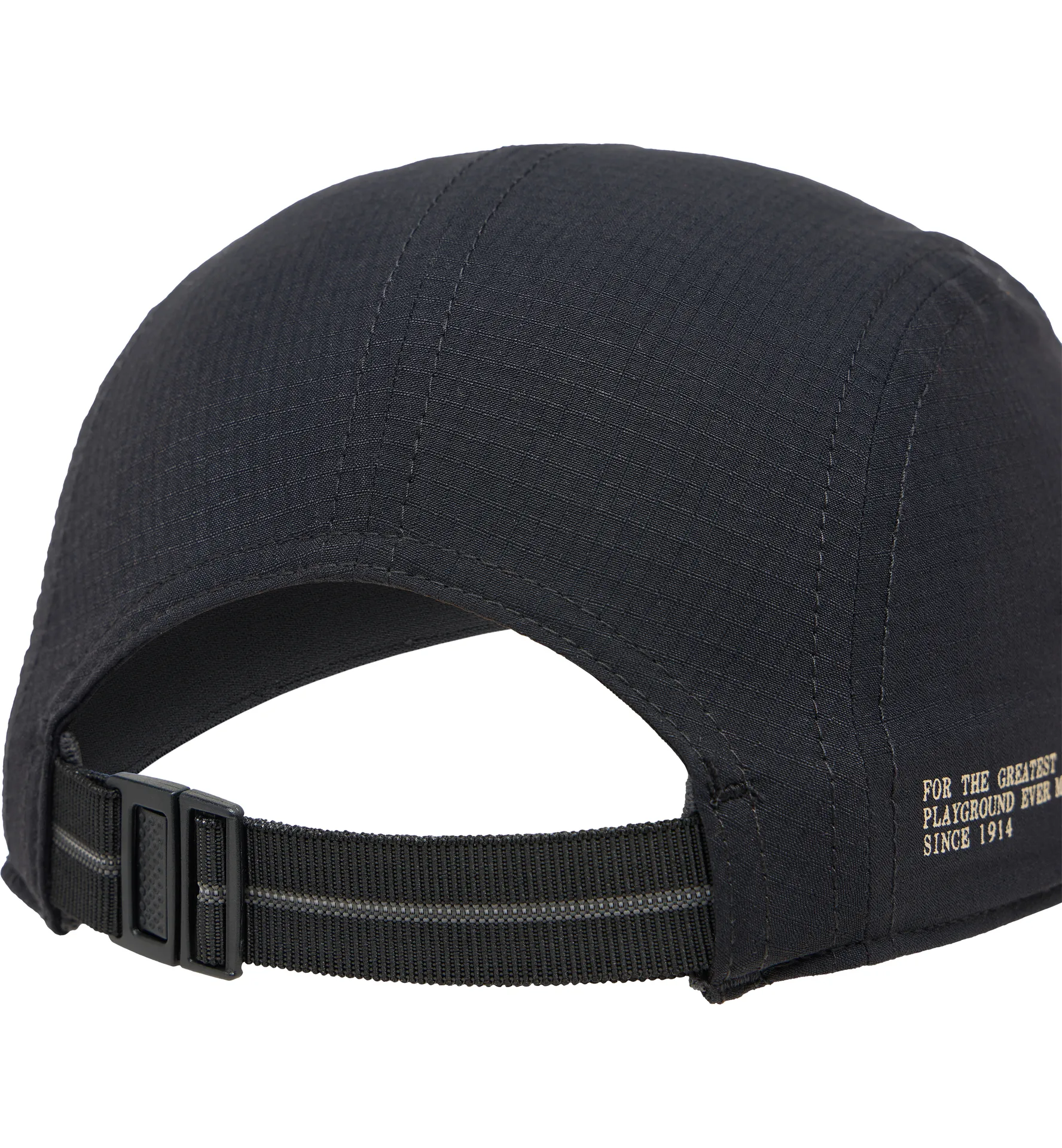 Brand Five Panel Cap True Black