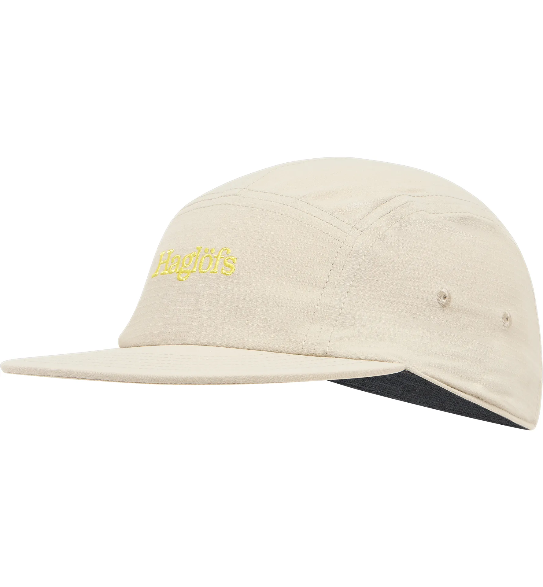 Brand Five Panel Cap Chalk Beige