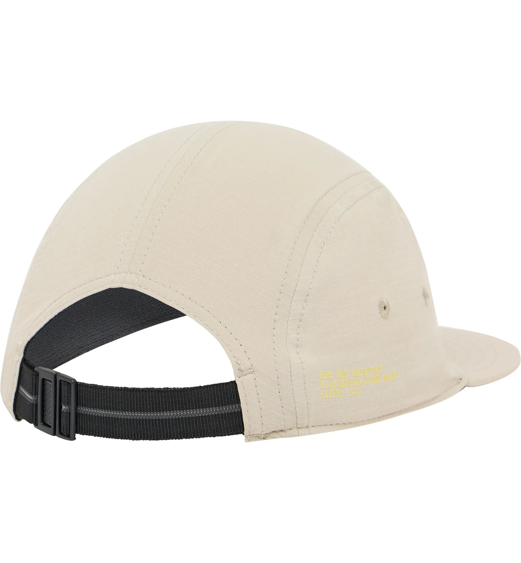 Brand Five Panel Cap Chalk Beige