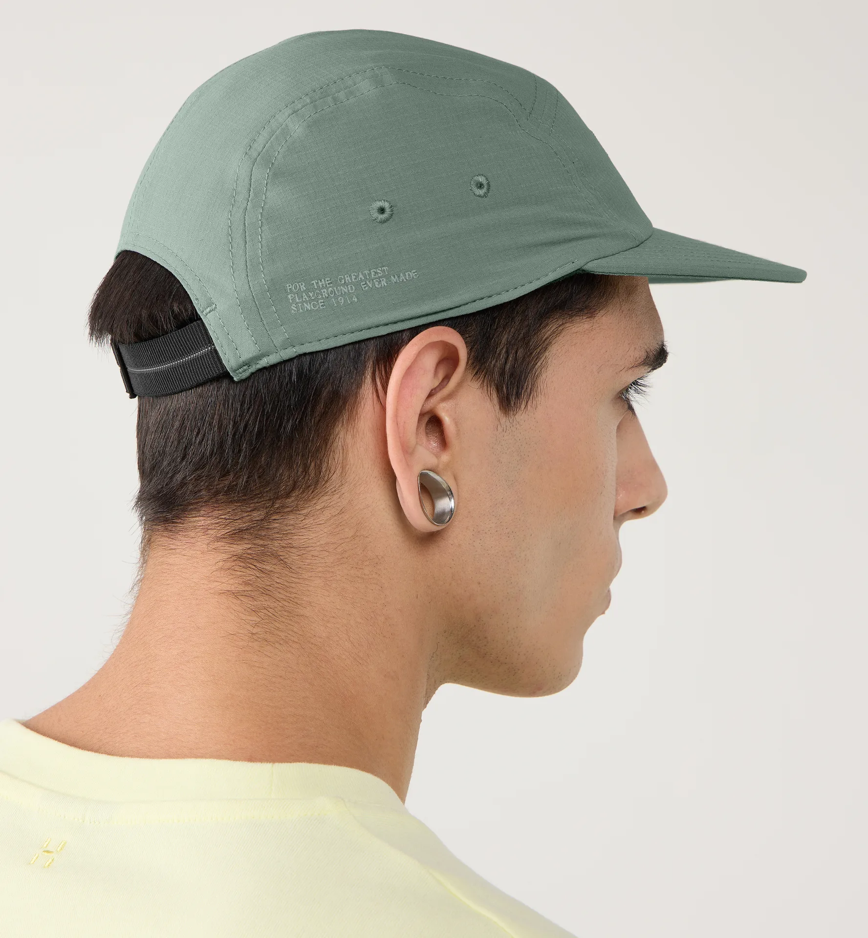 Brand Five Panel Cap Chlorophyll Green