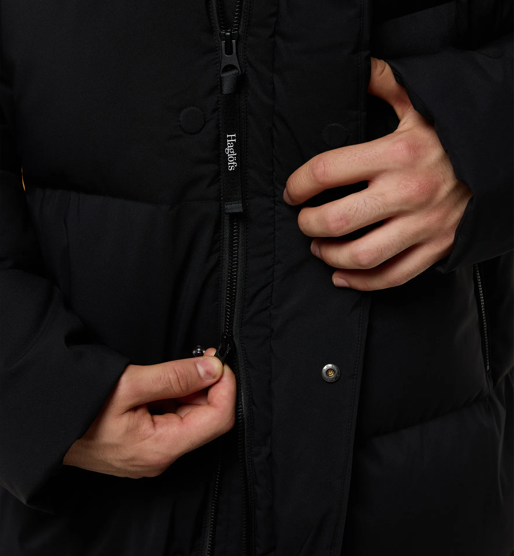 Liden Long Down Parka Men True Black