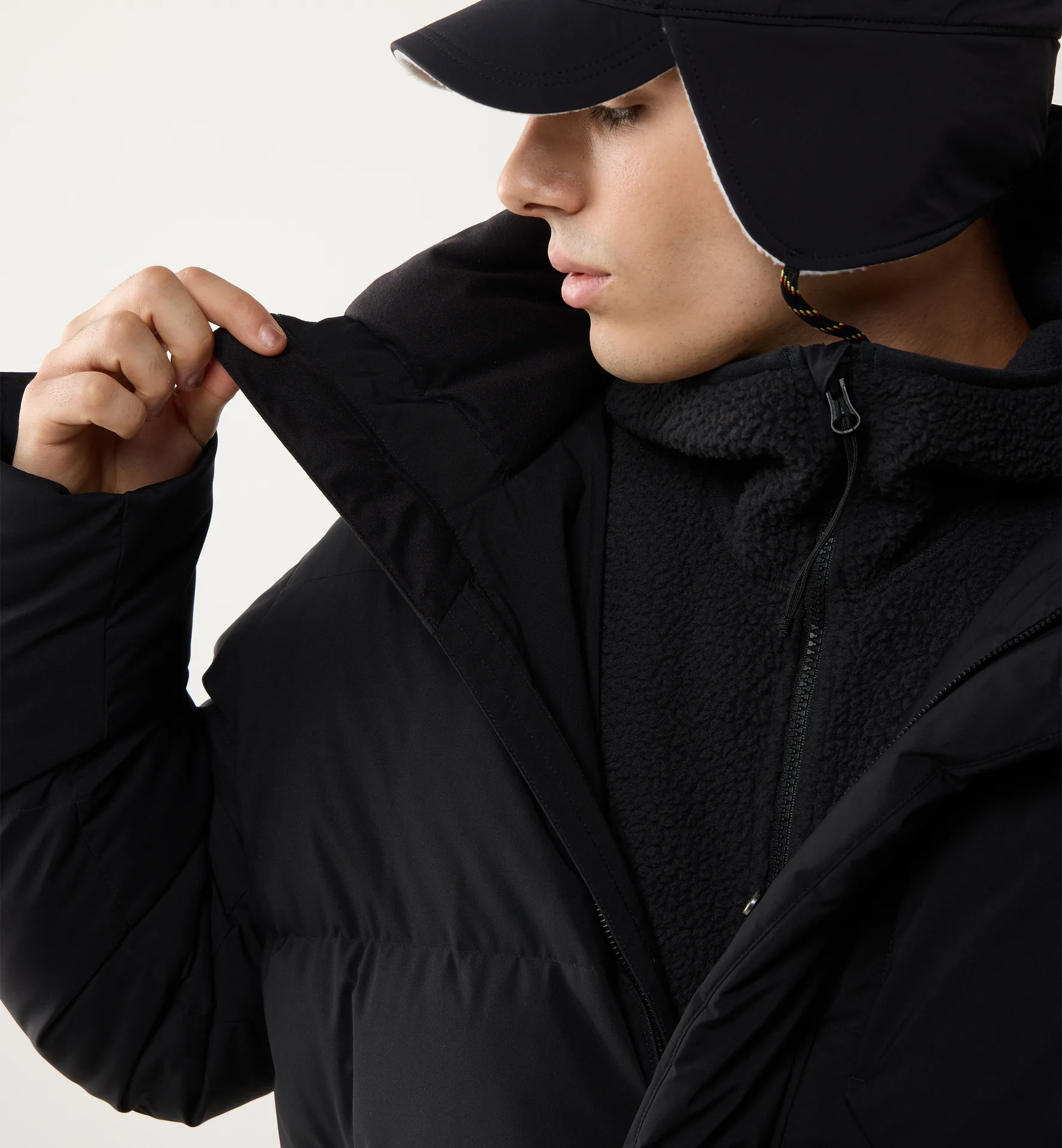 Liden Long Down Parka Men True Black