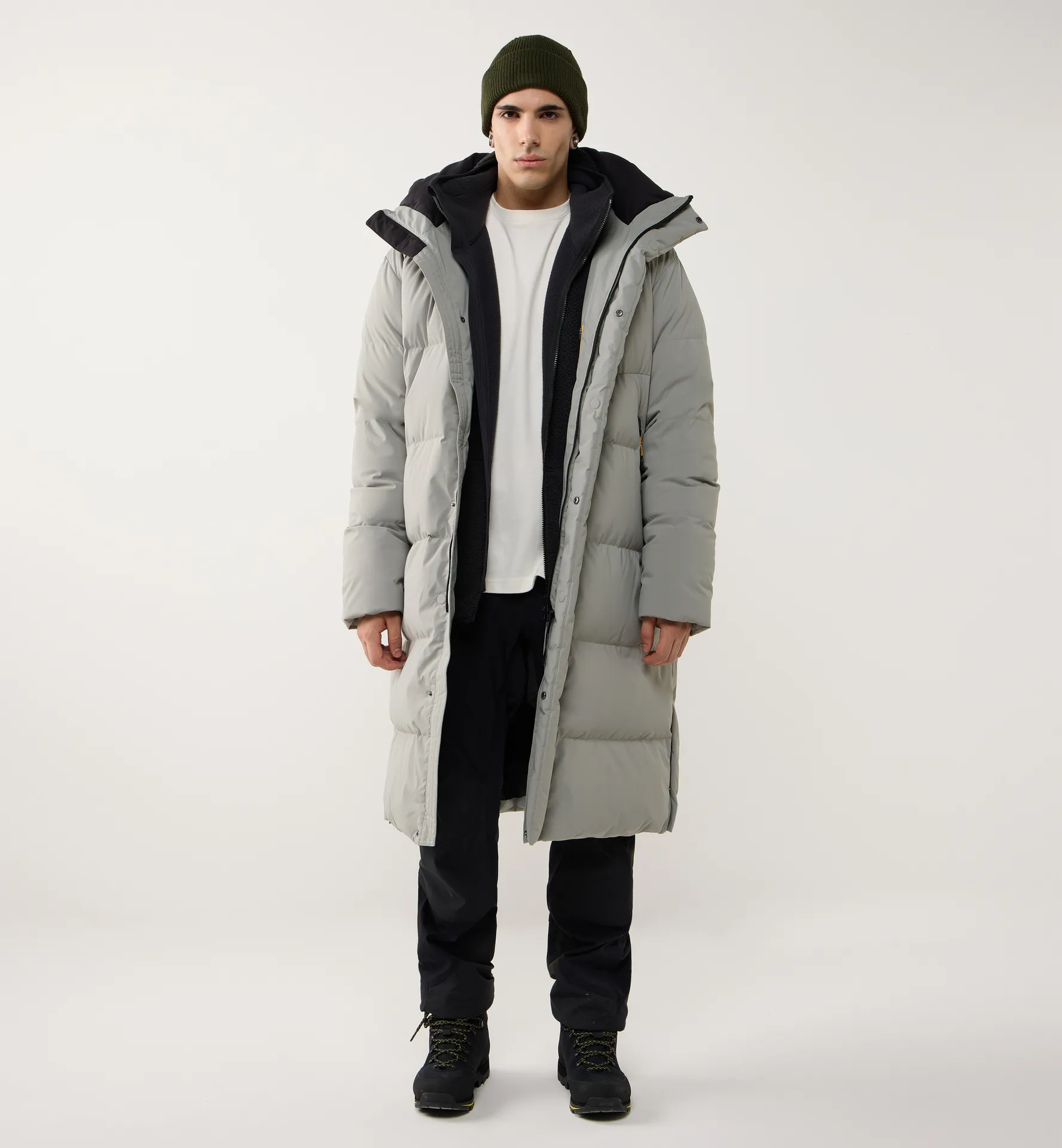 メンズウェア MARK&LONA M* Embossed Down Coat Liden Long Down Parka Men | Jadeite | Activities | Insulated