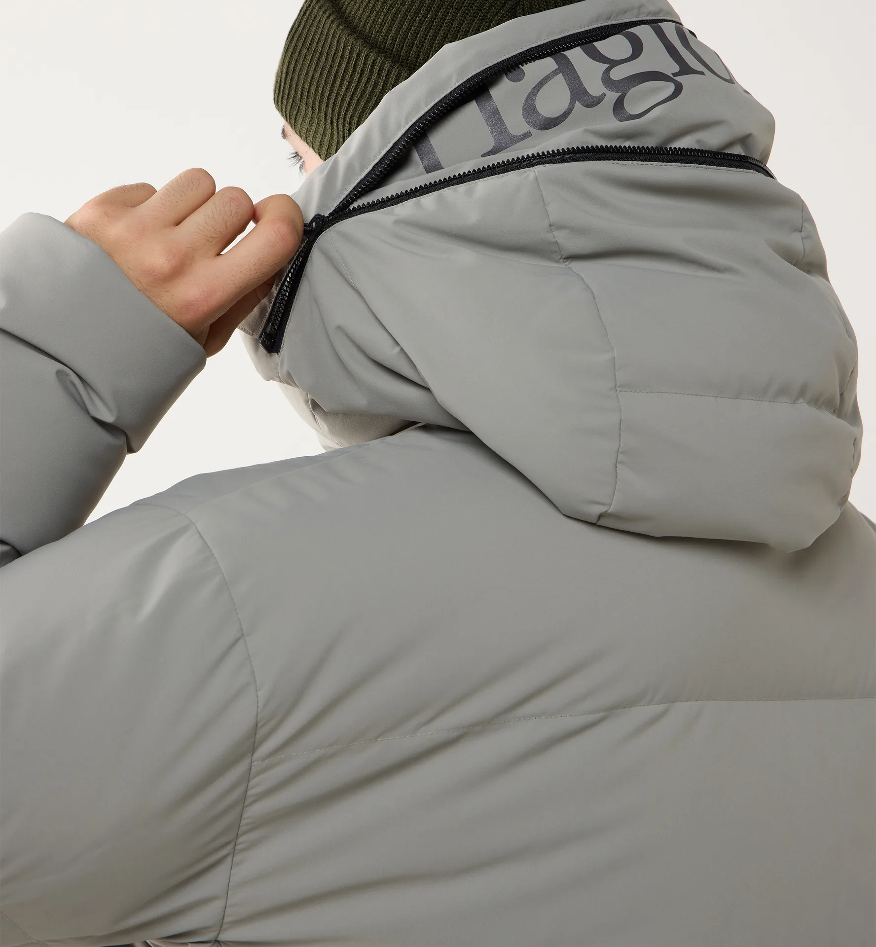 Liden Long Down Parka Men Jadeite