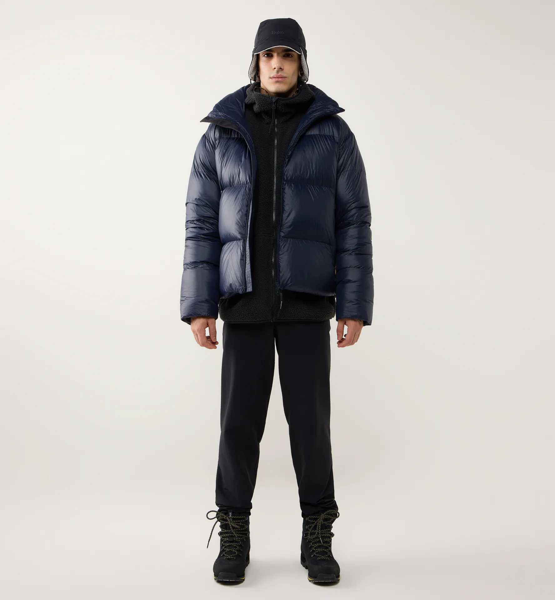 Liden Short Down Jacket Men Navy
