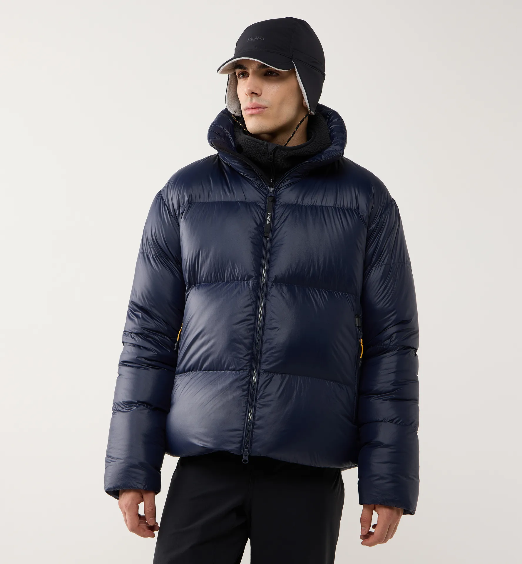Liden Short Down Jacket Men Navy