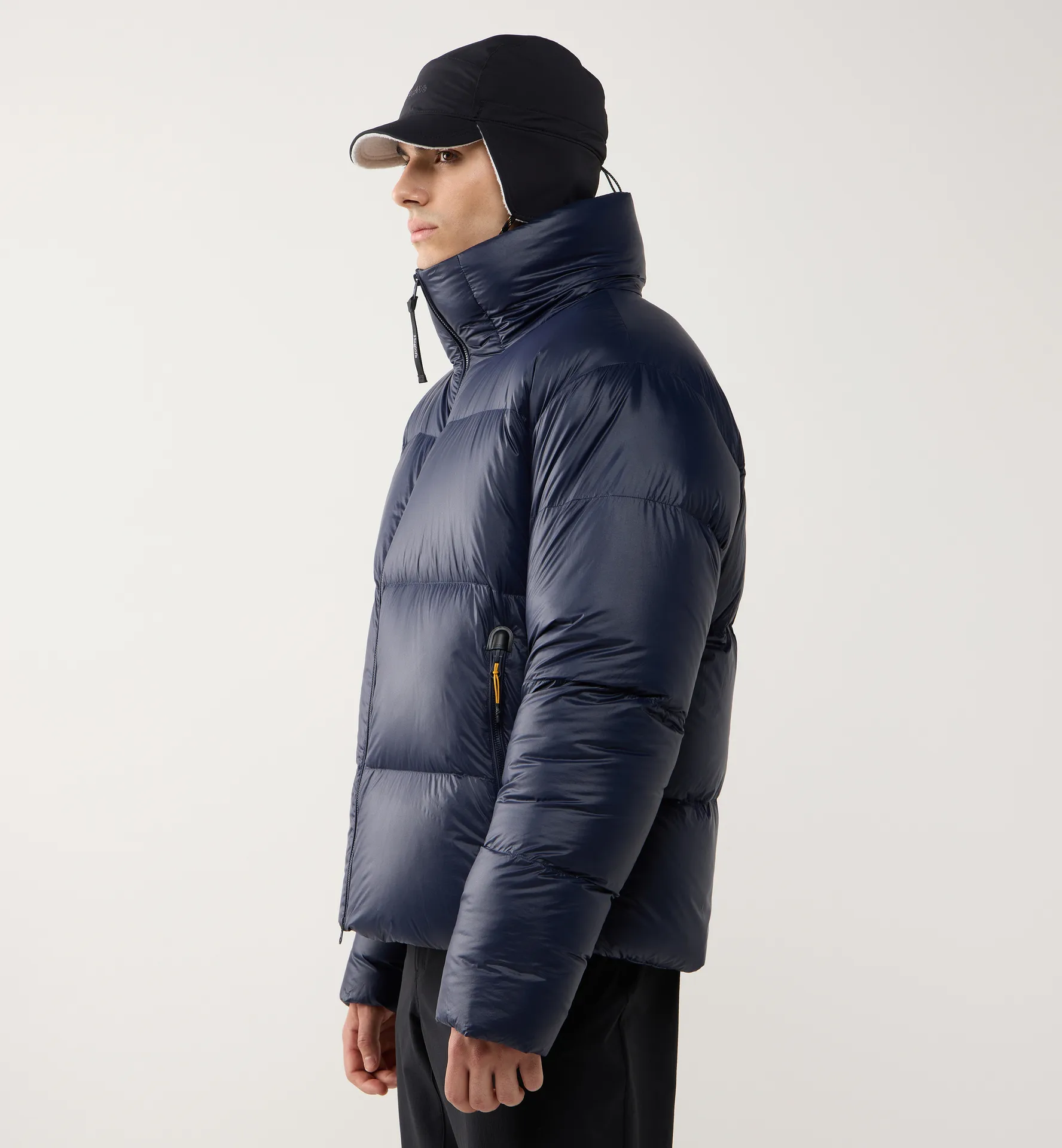 Liden Short Down Jacket Men Navy