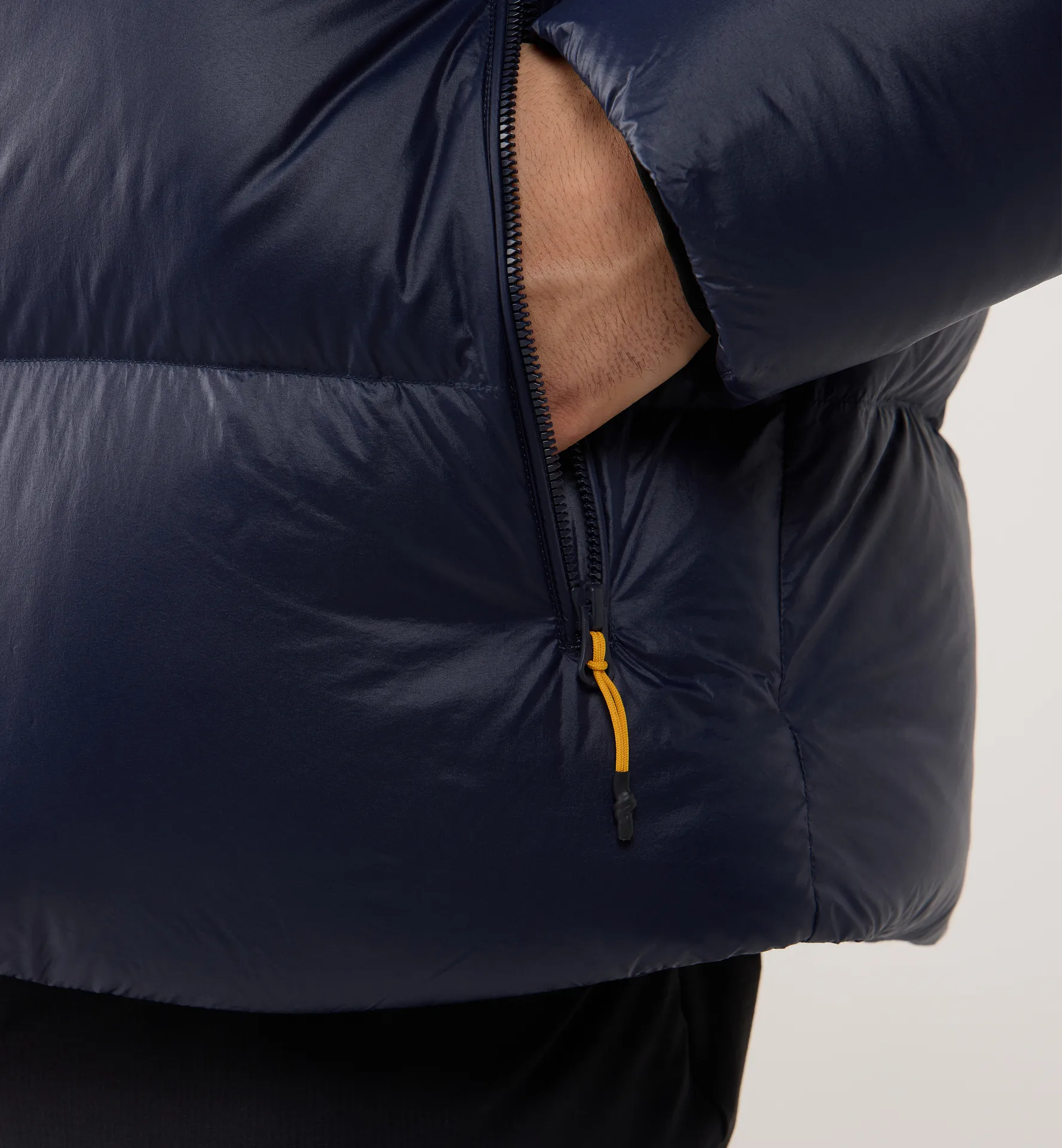 Liden Short Down Jacket Men Navy