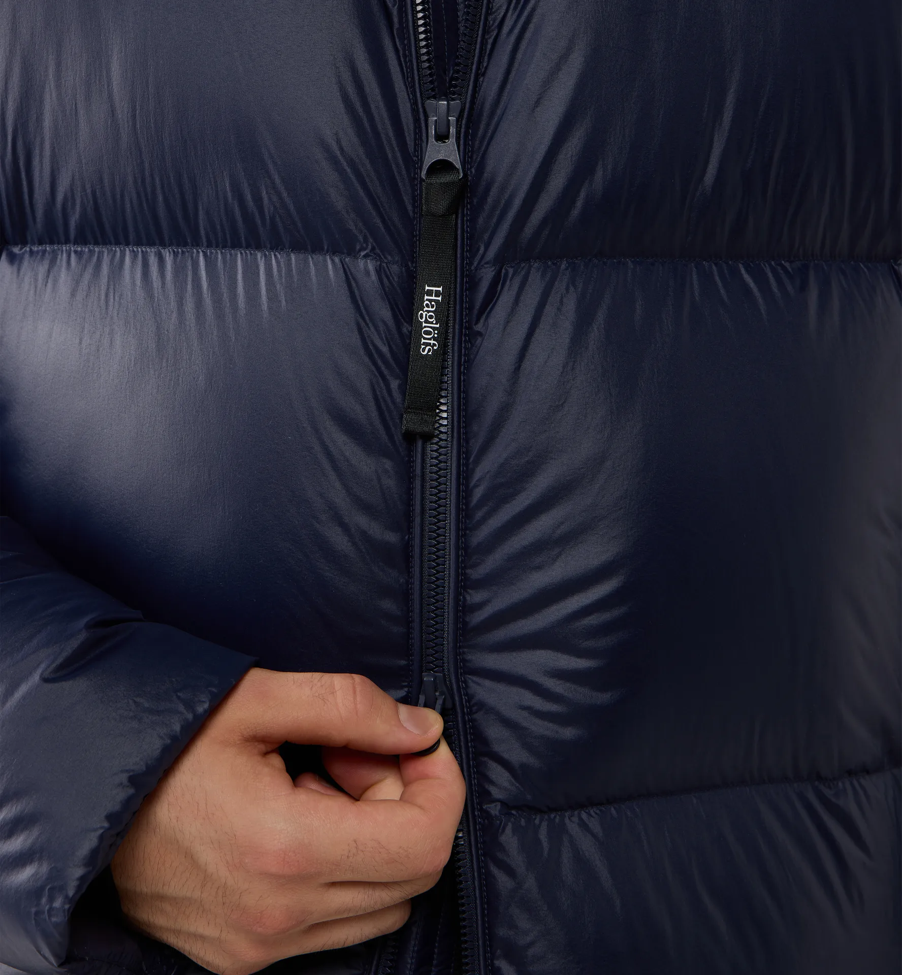 Liden Short Down Jacket Men Navy