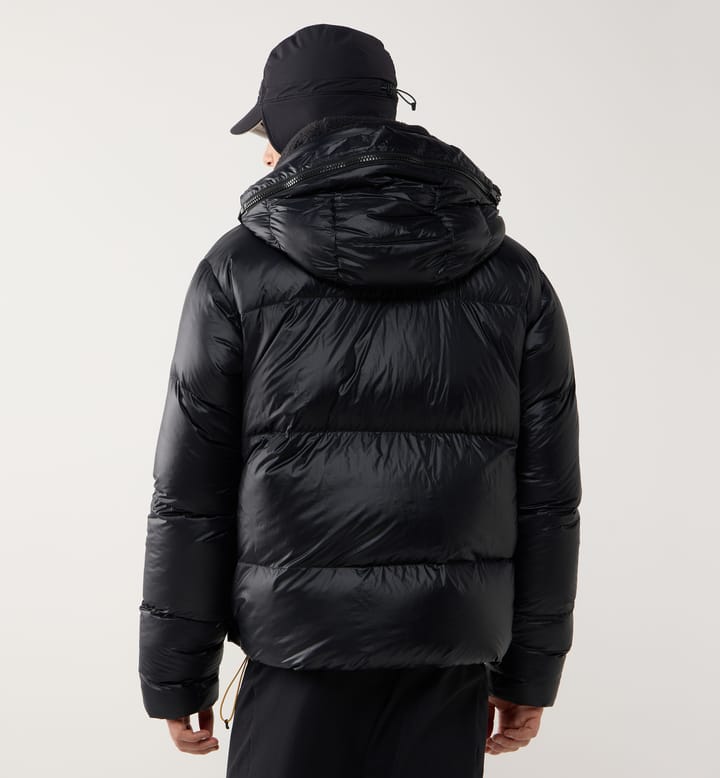 Liden Short Down Hood Men True Black Liden Short Down Hood Men True Black