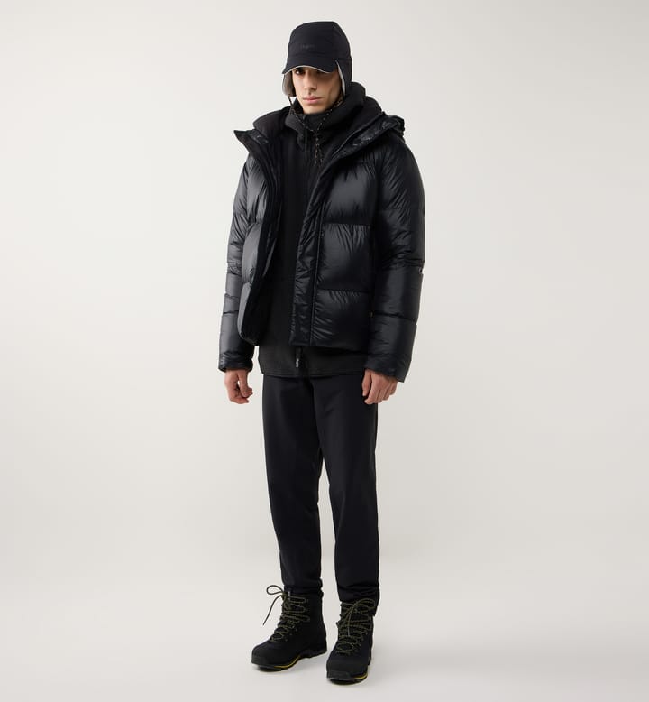 Liden Short Down Hood Men True Black Liden Short Down Hood Men True Black