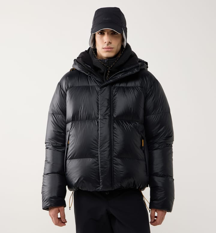 Liden Short Down Hood Men True Black