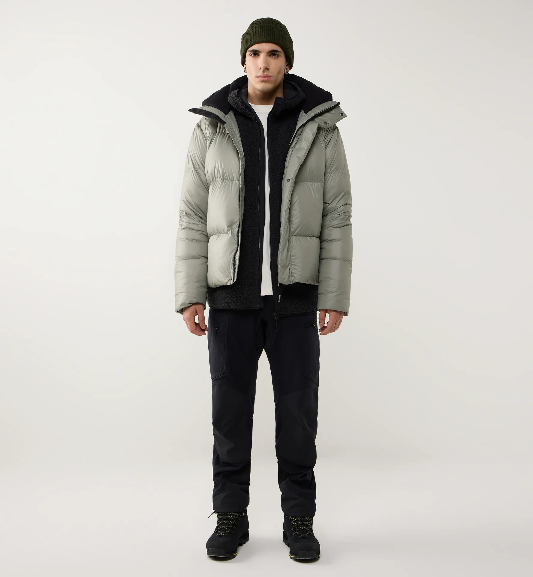 Liden Short Down Hood Men Jadeite