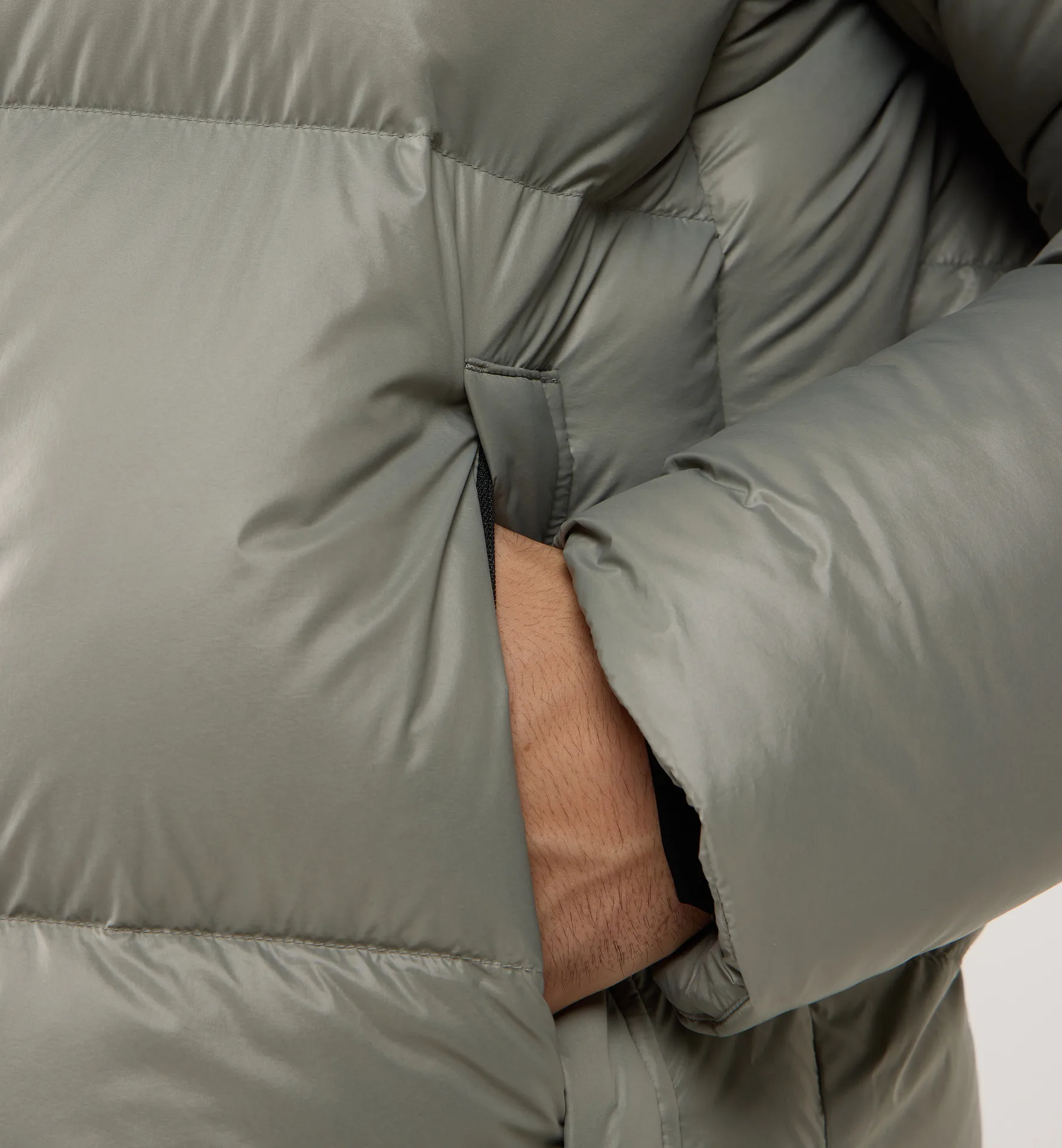 Liden Short Down Hood Men Jadeite