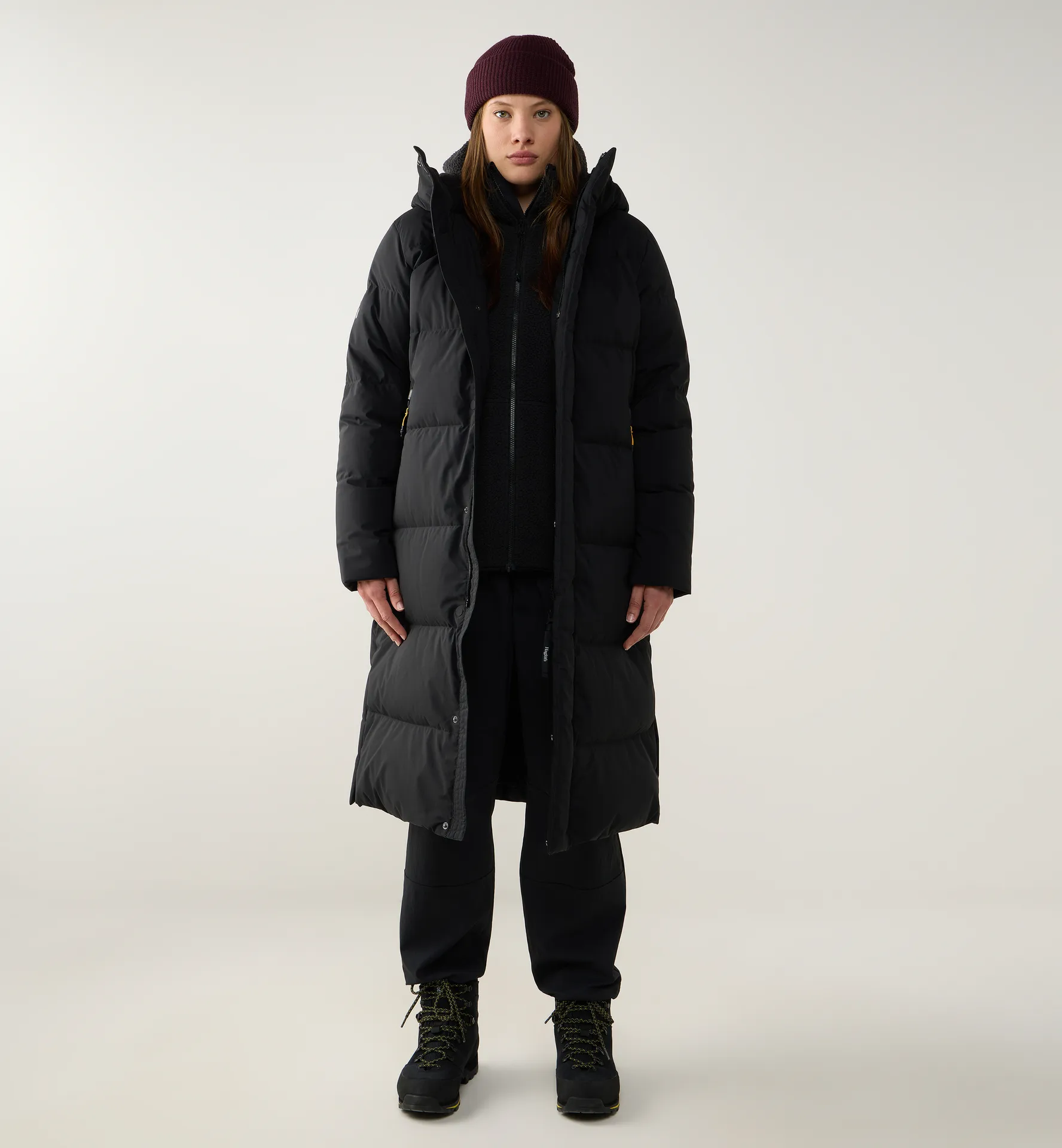 Liden Long Down Parka Women True Black