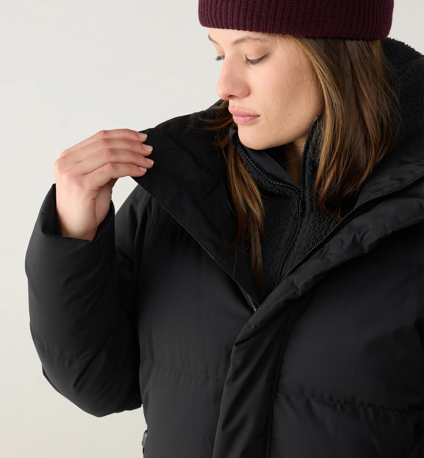 Liden Long Down Parka Women True Black