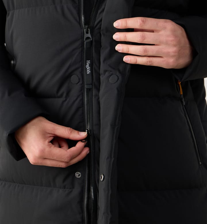 Liden Long Down Parka Women True Black Liden Long Down Parka Women True Black