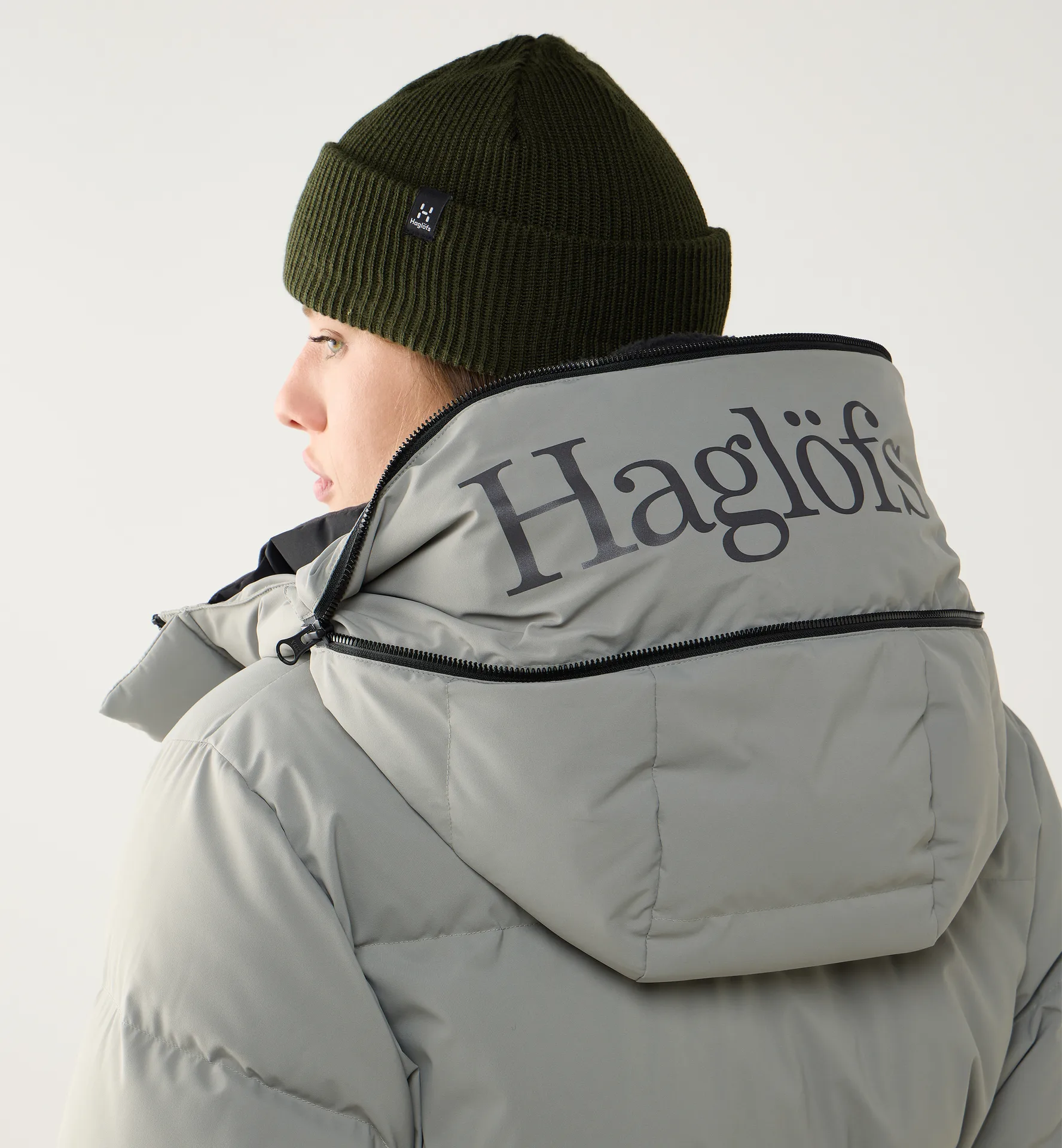 Liden Long Down Parka Women Jadeite