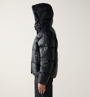 Liden Short Down Hood Women True Black Liden Short Down Hood Women True Black