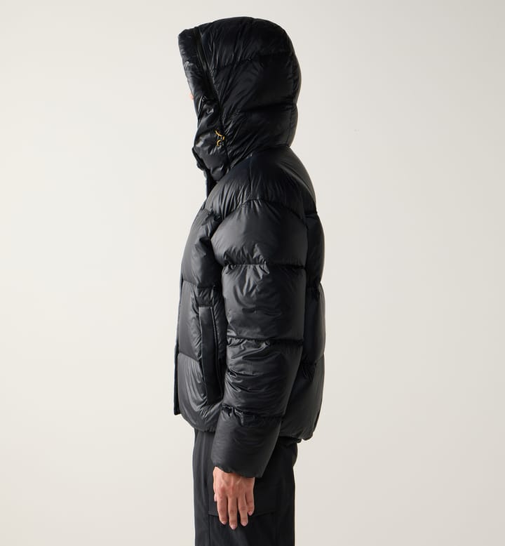 Liden Short Down Hood Women True Black Liden Short Down Hood Women True Black