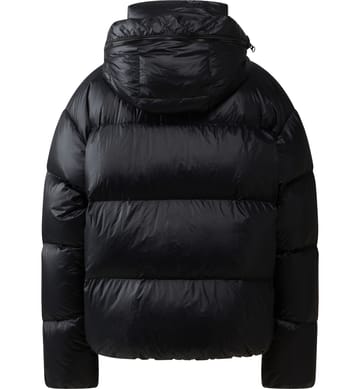 Liden Short Down Hood Women True Black Liden Short Down Hood Women True Black