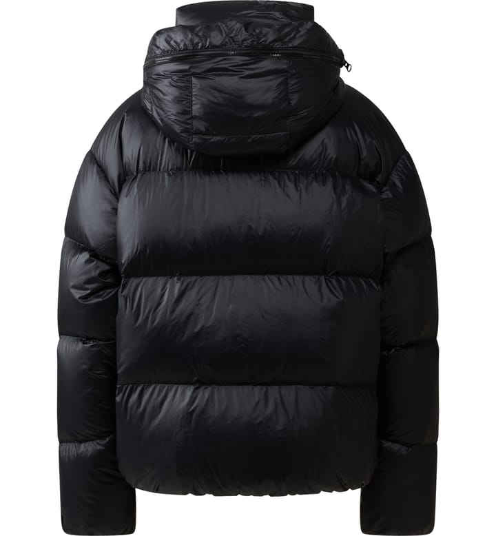 Liden Short Down Hood Women True Black Liden Short Down Hood Women True Black