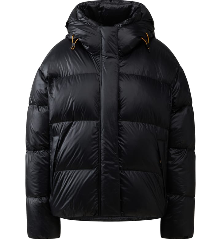 Liden Short Down Hood Women True Black Liden Short Down Hood Women True Black