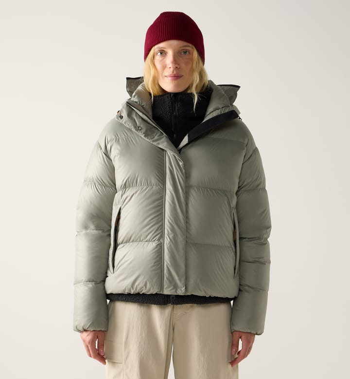 Liden Short Down Hood Women Jadeite