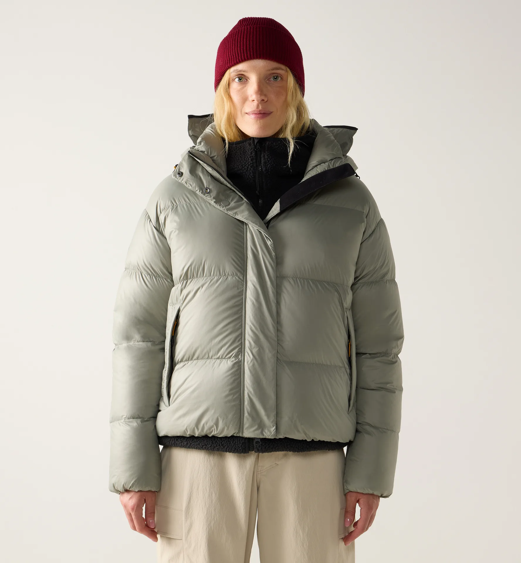 Haglöfs Liden Short Down Hood Women Jadeite - Damen - M