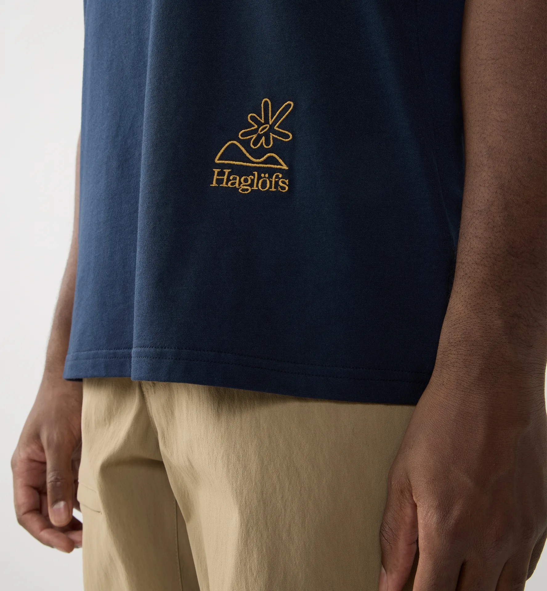 Midnattssol Tee Men Tarn Blue