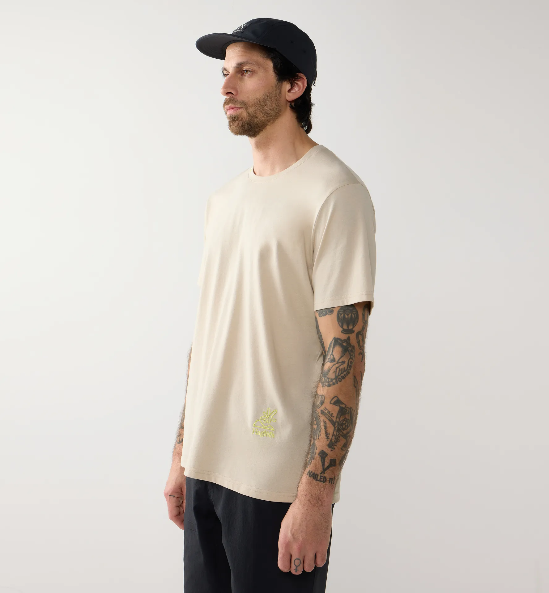 Midnattssol Tee Men Chalk Beige