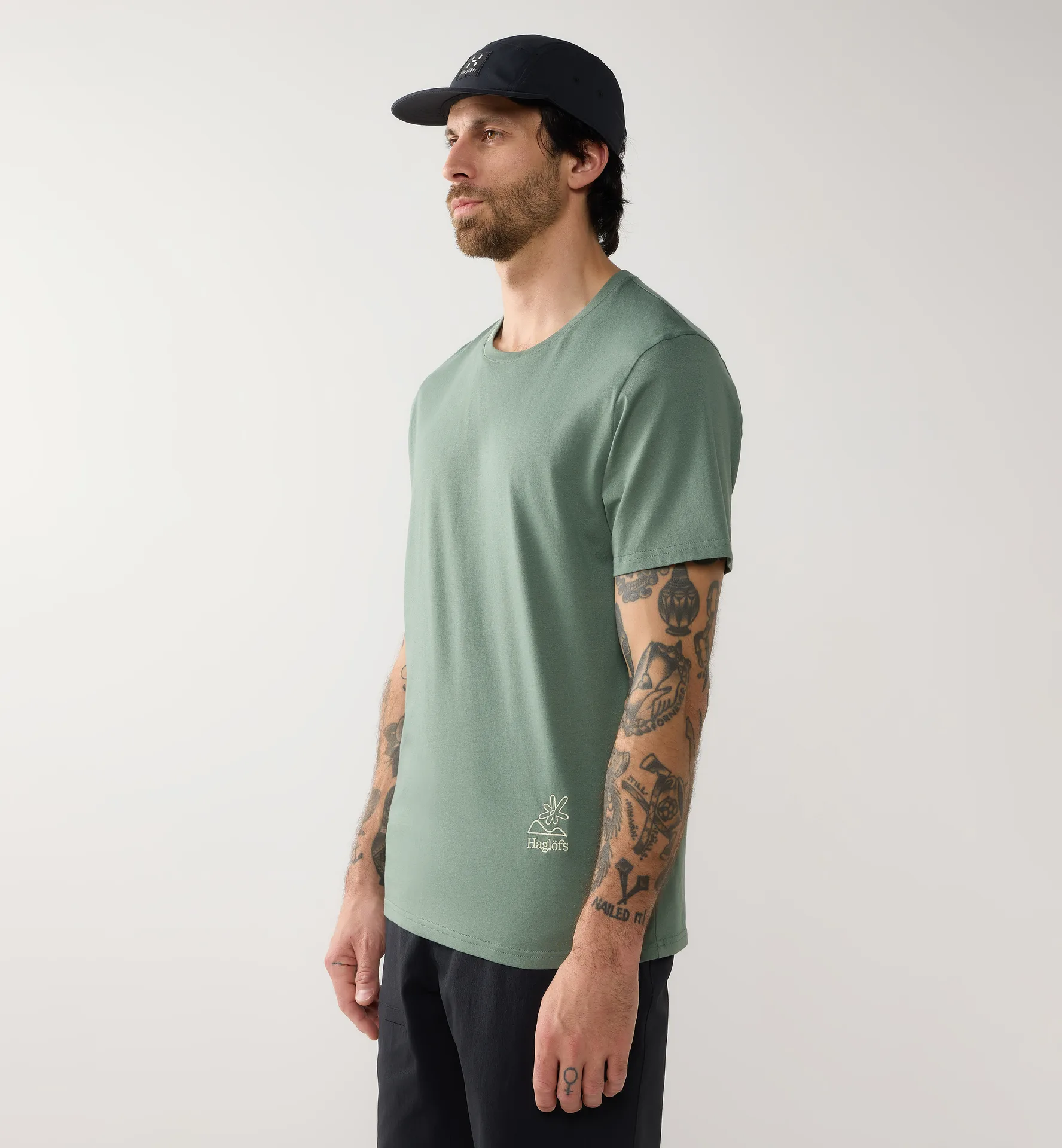 Midnattssol Tee Men Chlorophyll Green