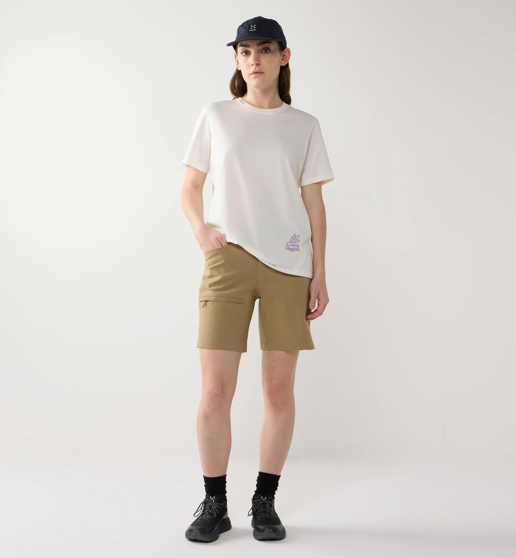 Midnattssol Tee Women Soft White