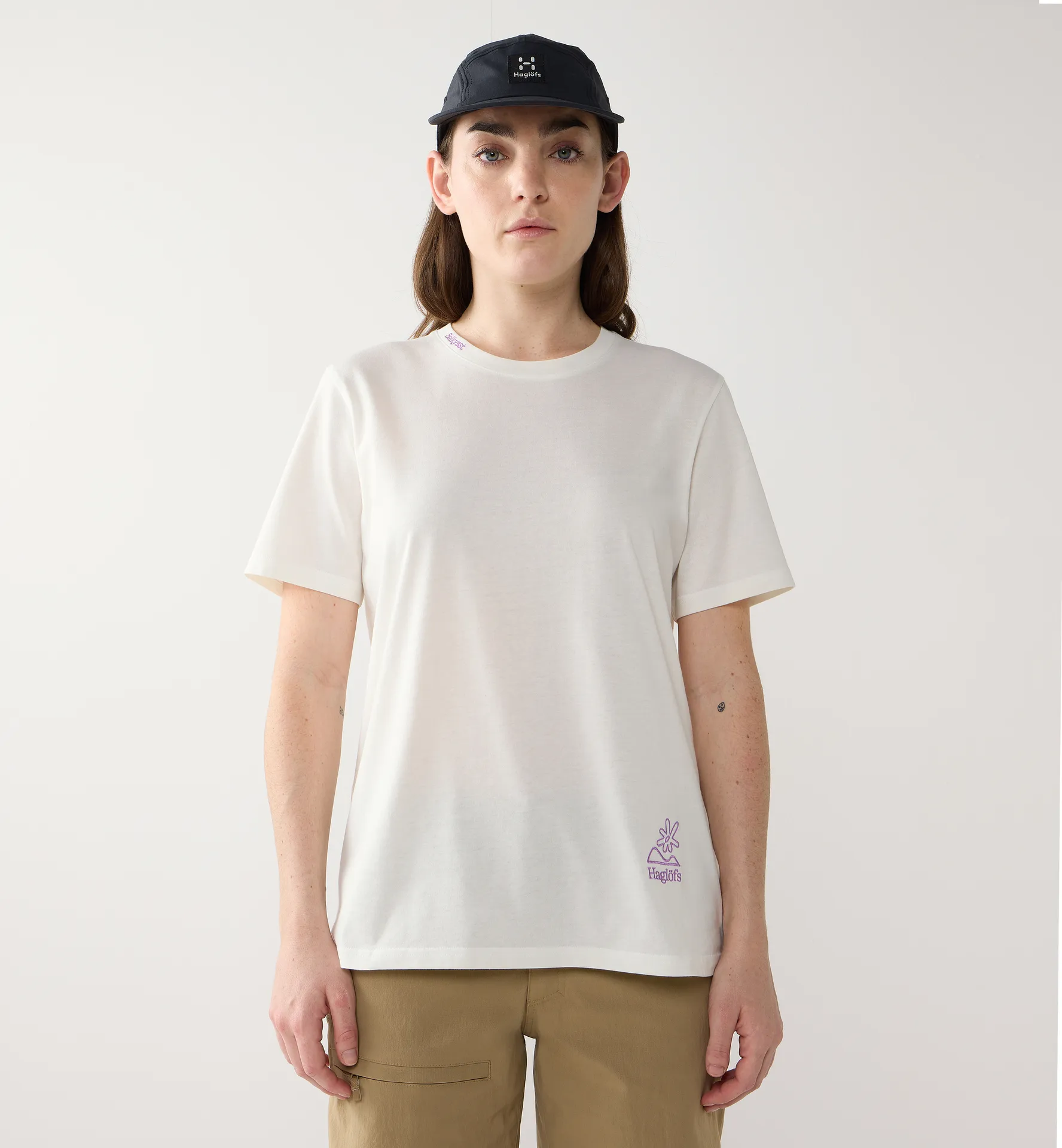 Haglöfs Midnattssol Tee Women Soft White - Damen - L