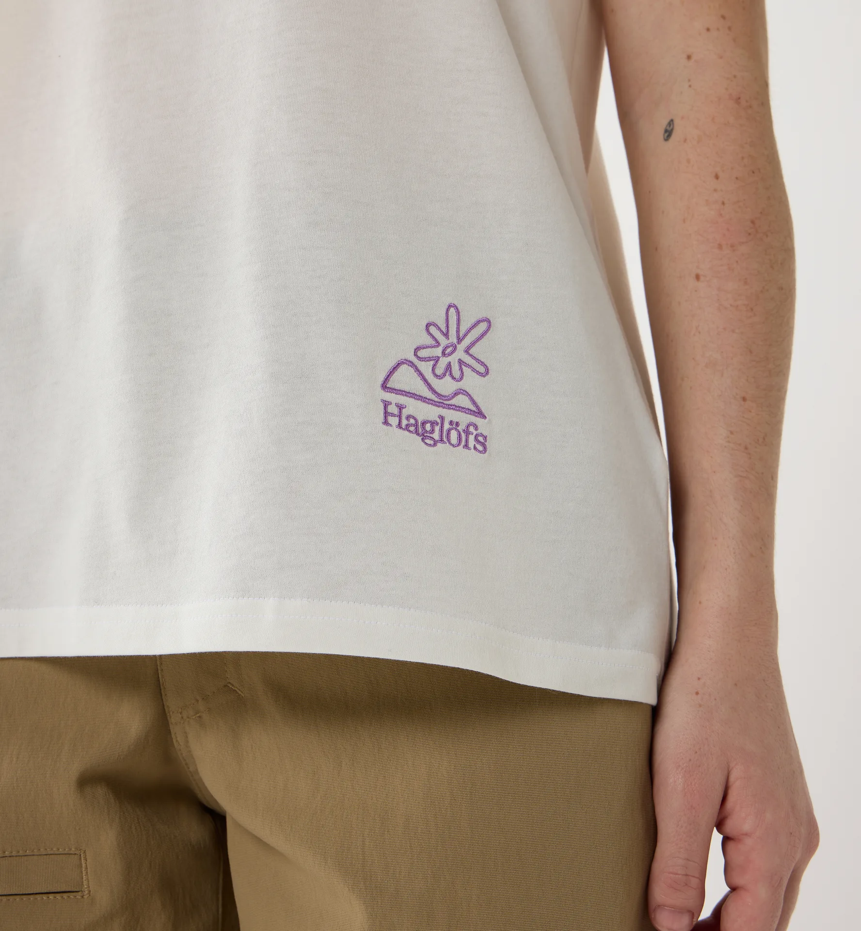 Midnattssol Tee Women Soft White